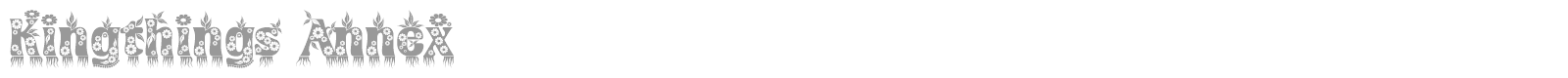 Kingthings Annex font preview